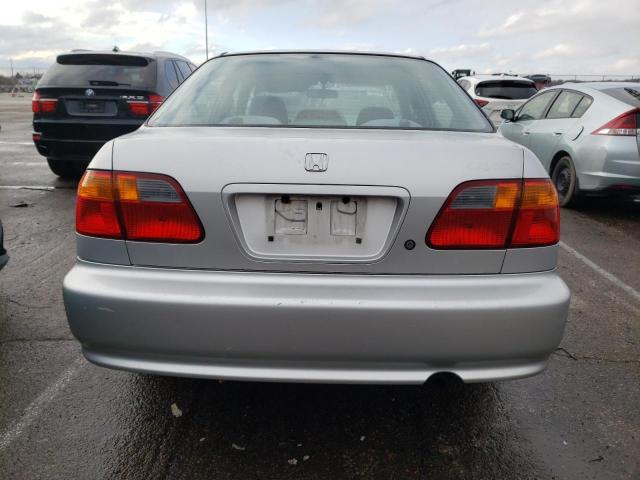 2HGEJ6615YH566072 - 2000 HONDA CIVIC BASE SILVER photo 6