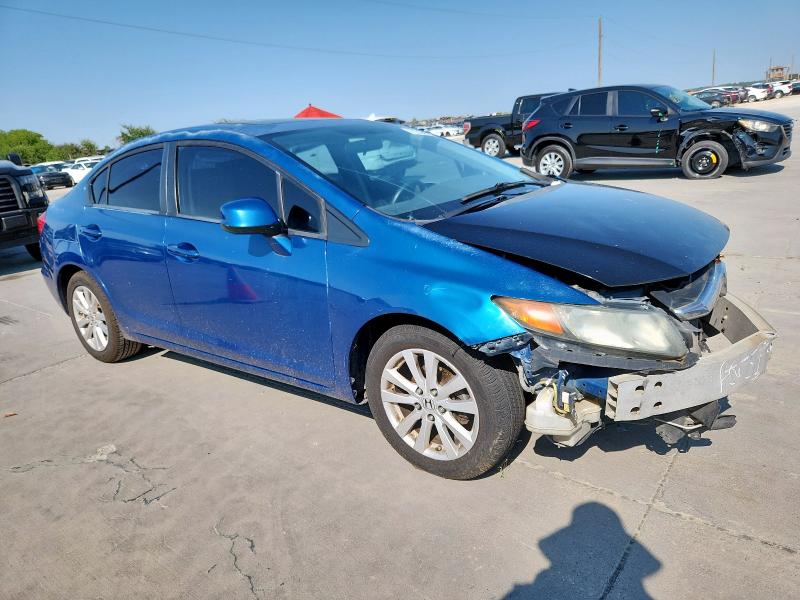 2HGFB2F84CH544869 - 2012 HONDA CIVIC EX BLUE photo 4