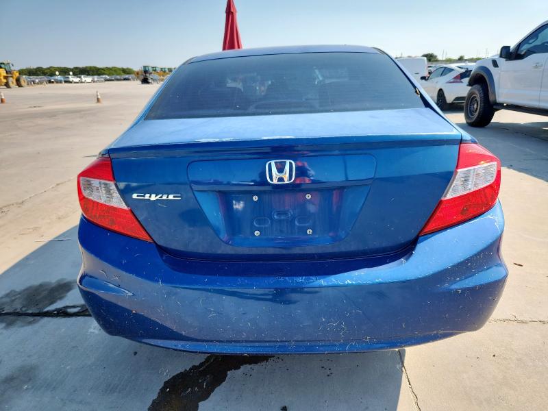 2HGFB2F84CH544869 - 2012 HONDA CIVIC EX BLUE photo 6