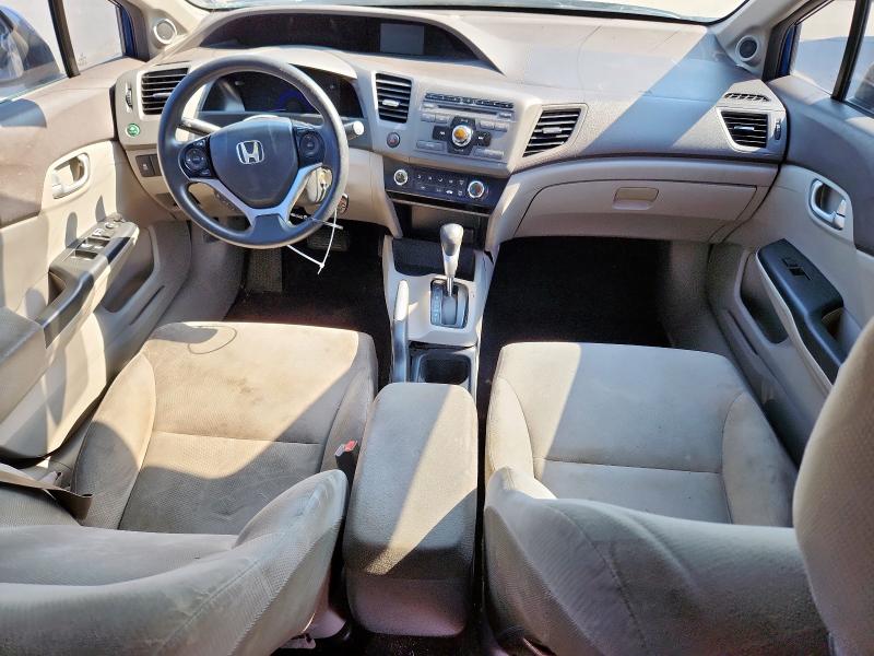 2HGFB2F84CH544869 - 2012 HONDA CIVIC EX BLUE photo 8