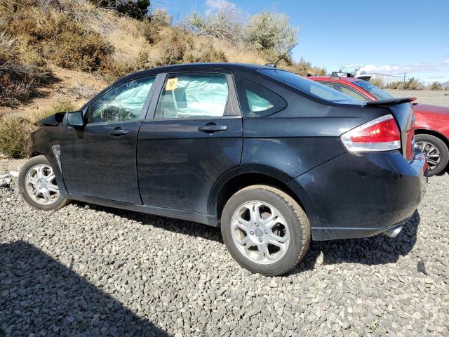 1FAHP35N98W129003 - 2008 FORD FOCUS SE BLACK photo 2