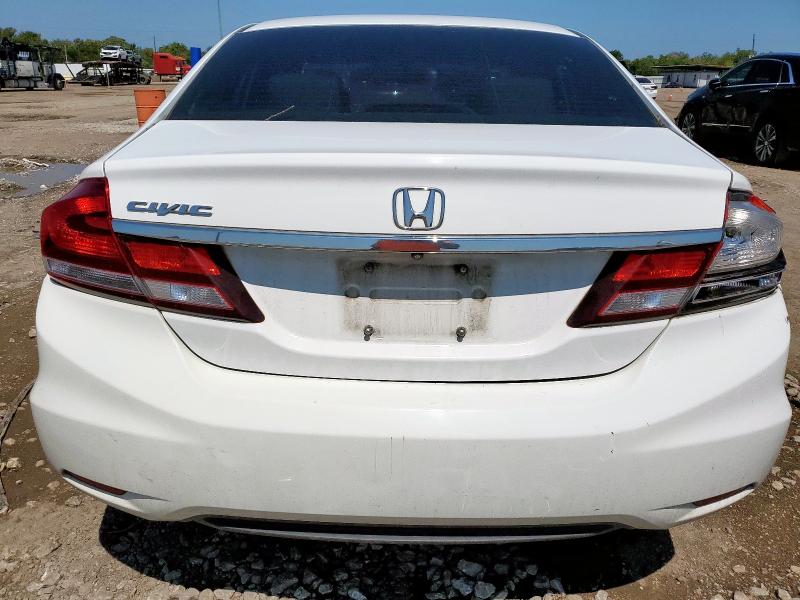 19XFB2F87FE029525 - 2015 HONDA CIVIC EX WHITE photo 6