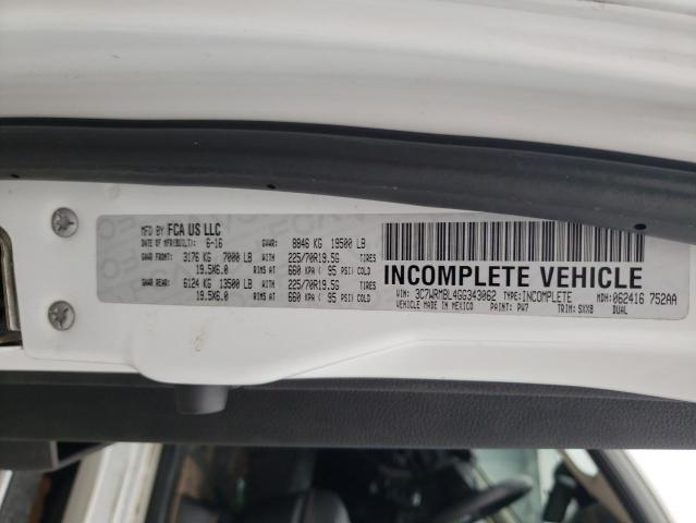 3C7WRMBL4GG343062 - 2016 RAM 5500 თეთრი ფოტო 12