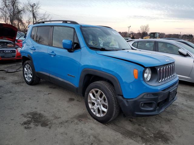 ZACCJBBTXFPB40265 - 2015 JEEP RENEGADE LATITUDE BLUE photo 4