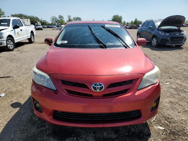 2T1BU4EE2BC580112 - 2011 TOYOTA COROLLA BASE Czerwony zdjęcie 5