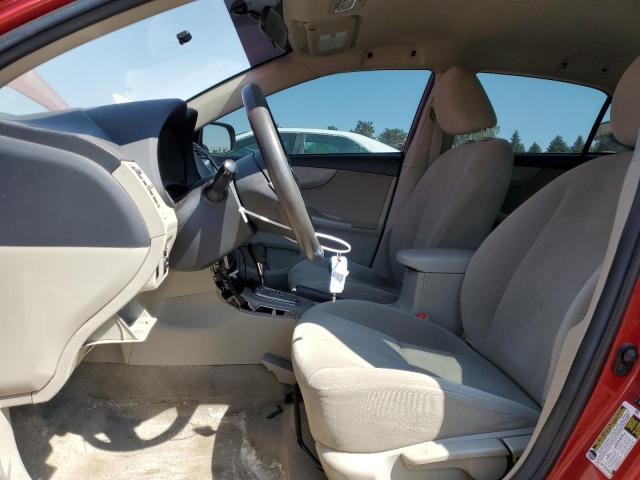 2T1BU4EE2BC580112 - 2011 TOYOTA COROLLA BASE Czerwony zdjęcie 7