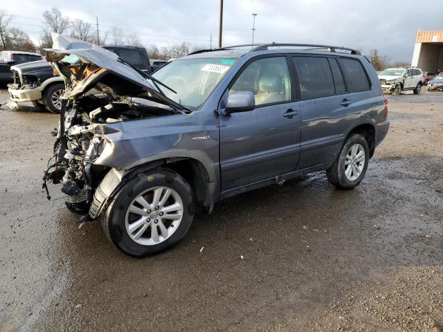 JTEDW21A360008892 - 2006 TOYOTA HIGHLANDER HYBRID BLUE photo 1