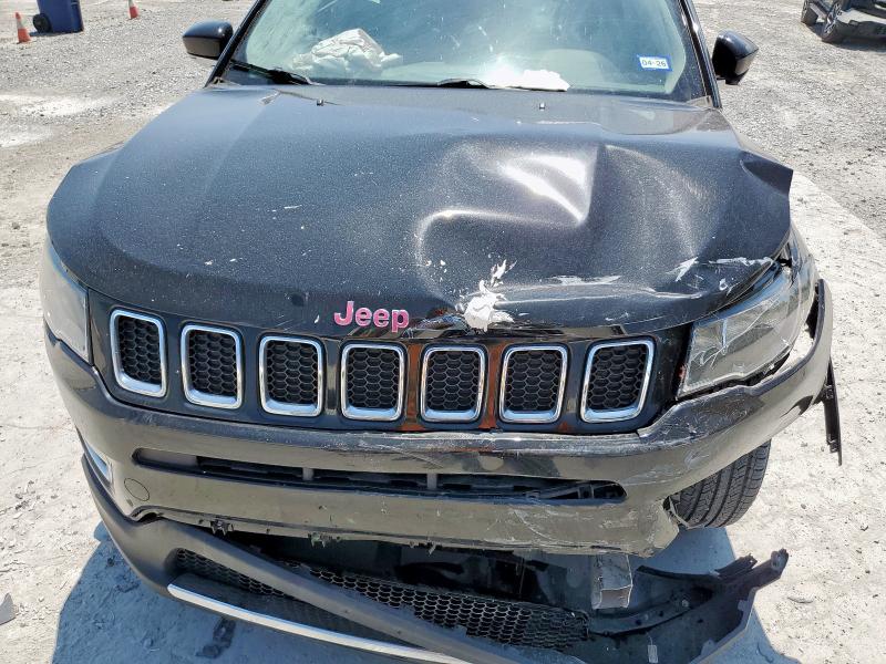 3C4NJDCB7KT796078 - 2019 JEEP COMPASS LIMITED أسود صورة 11