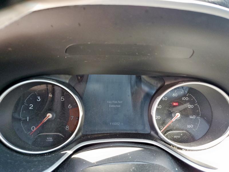 3C4NJDCB7KT796078 - 2019 JEEP COMPASS LIMITED أسود صورة 9