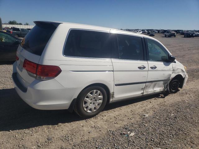 5FNRL3H23AB032126 - 2010 HONDA ODYSSEY LX WHITE photo 3