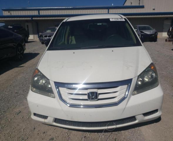 5FNRL3H23AB032126 - 2010 HONDA ODYSSEY LX WHITE photo 5