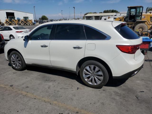 5FRYD4H46FB023670 - 2015 ACURA MDX TECHNOLOGY Weiß Foto 2