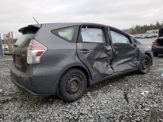 JTDZN3EU9FJ034009 - 2015 TOYOTA PRIUS V CHARCOAL photo 3