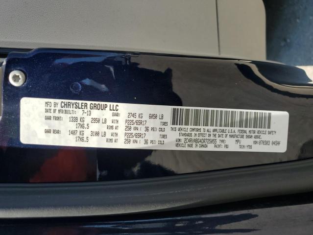 2C4RVABG4DR725055 - 2013 VOLKSWAGEN ROUTAN SE BLUE photo 13