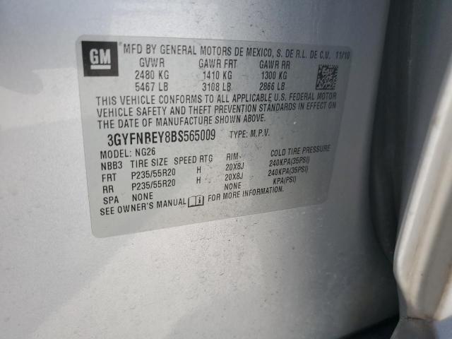 3GYFNBEY8BS565009 - 2011 CADILLAC SRX PERFORMANCE COLLECTION Blanc photo 14