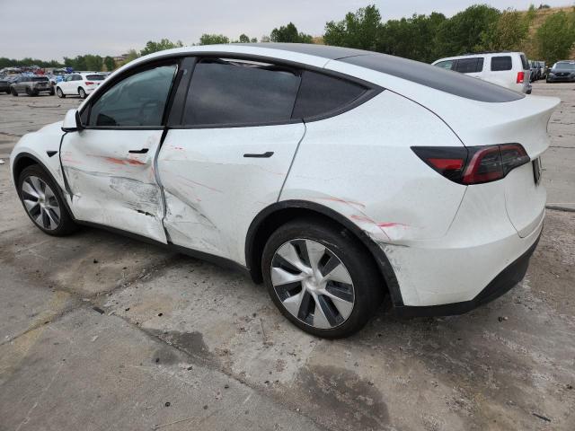 7SAYGDEE7NF313908 - 2022 TESLA MODEL Y Blanc photo 2