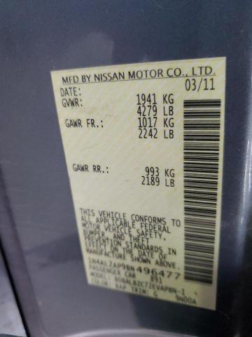 1N4AL2AP9BN496477 - 2011 NISSAN ALTIMA BASE Mavi foto 13