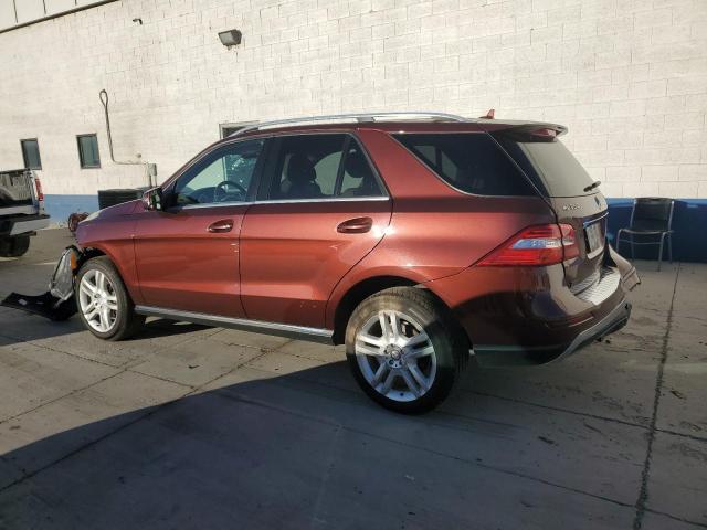4JGDA5HB3EA383723 - 2014 MERCEDES-BENZ ML 350 4MATIC BURGUNDY photo 2