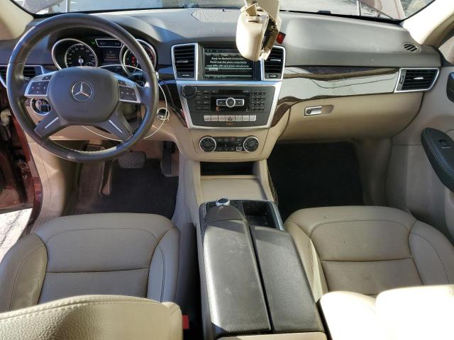 4JGDA5HB3EA383723 - 2014 MERCEDES-BENZ ML 350 4MATIC BURGUNDY photo 8