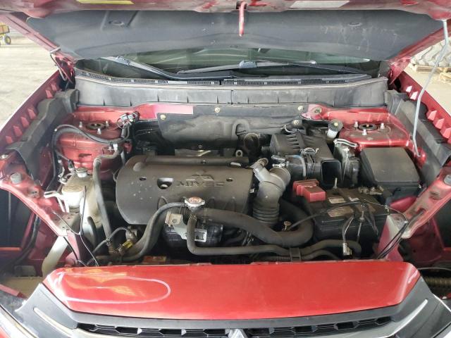 JA4AP4AUXKU011716 - 2019 MITSUBISHI OUTLANDER SE RED photo 12