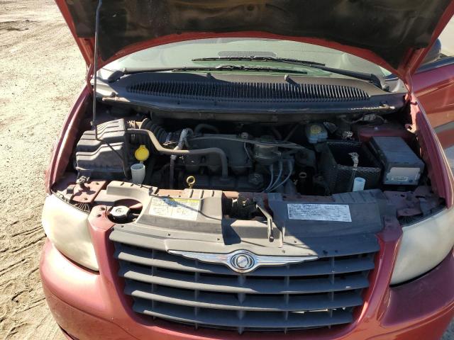 1C4GP45R55B265727 - 2005 CHRYSLER TOWN & COU ბურგუნდია ფოტო 12