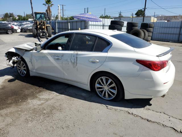 JN1BV7APXFM355194 - 2015 INFINITI Q50 BASE WHITE photo 2
