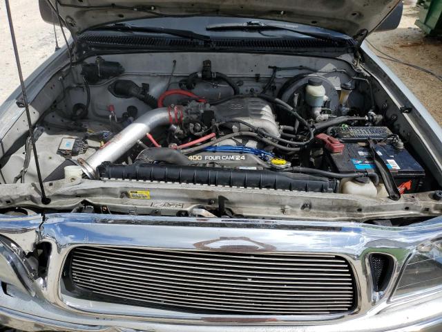 5TEWN72N32Z007668 - 2002 TOYOTA TACOMA XTRACAB SILVER photo 11