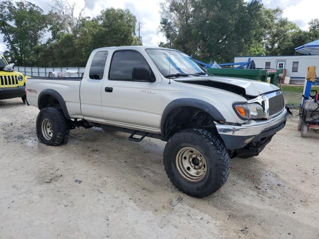5TEWN72N32Z007668 - 2002 TOYOTA TACOMA XTRACAB SILVER photo 4