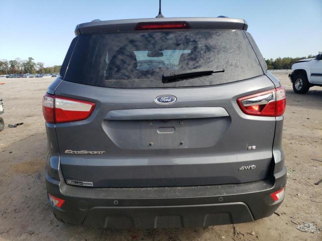 MAJ6P1UL0JC173930 - 2018 FORD ECOSPORT SE GRAY photo 6