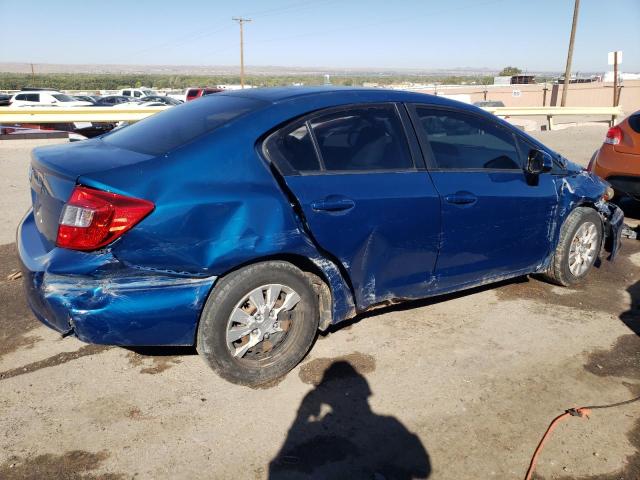 2HGFB2F51CH532409 - 2012 HONDA CIVIC LX BLUE photo 3