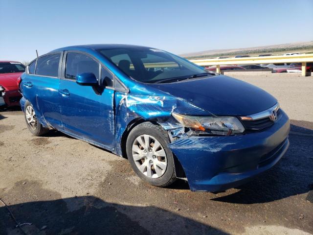 2HGFB2F51CH532409 - 2012 HONDA CIVIC LX BLUE photo 4