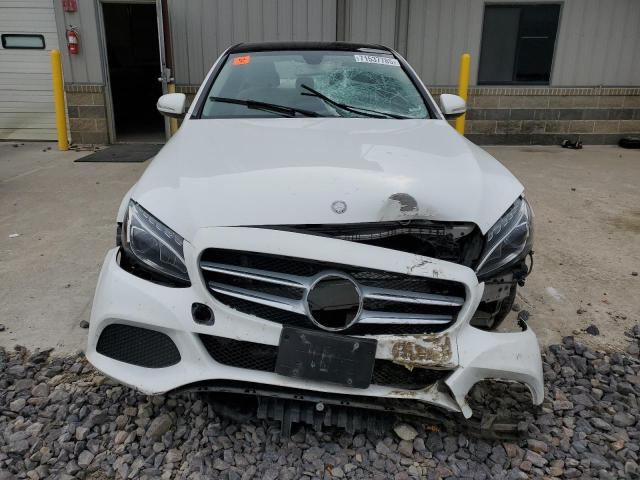 55SWF4KB2FU041172 - 2015 MERCEDES-BENZ C 300 4MATIC WHITE photo 5