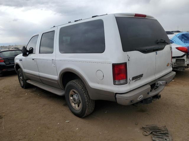 1FMSU43F2YEE16999 - 2000 FORD EXCURSION LIMITED WHITE photo 2