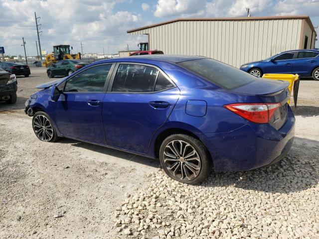 5YFBURHE0GP370687 - 2016 TOYOTA COROLLA L BLUE photo 2