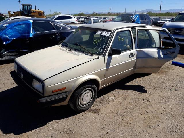 1VWFA9176KV006623 - 1989 VOLKSWAGEN GOLF GL TAN photo 1