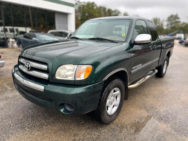 5TBBN44153S424899 - 2003 TOYOTA TUNDRA ACCESS CAB SR5 GREEN photo 2