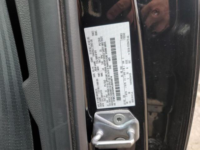 1FMCU9HD0KUB54874 - 2019 FORD ESCAPE SEL Қара фото 12