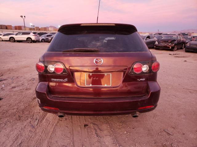 1YVHP82D565M03300 - 2006 MAZDA 6 S MAROON photo 6