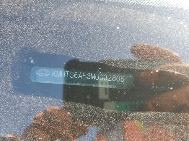 KMHTG6AF3MU032806 - 2021 HYUNDAI VELOSTER BASE Czarny zdjęcie 12