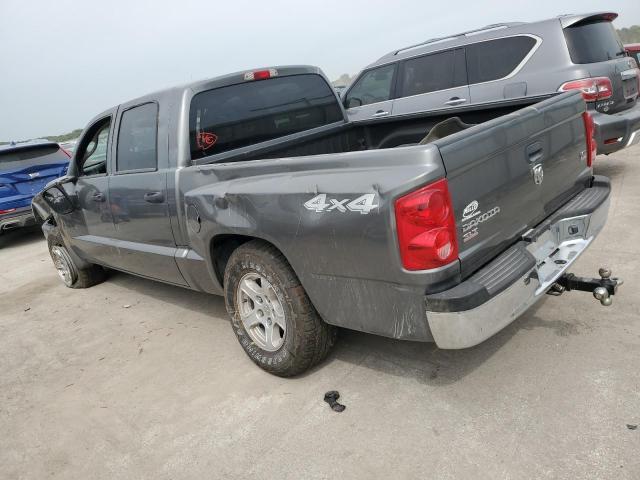 1D7HW48N66S593441 - 2006 DODGE DAKOTA QUAD SLT GRAY photo 2