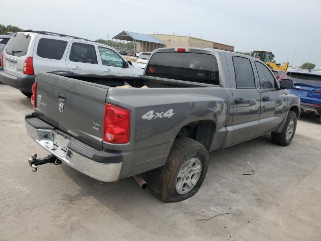 1D7HW48N66S593441 - 2006 DODGE DAKOTA QUAD SLT GRAY photo 3
