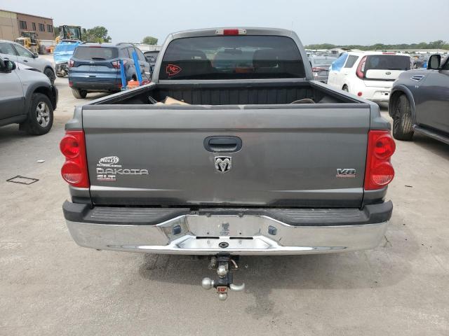 1D7HW48N66S593441 - 2006 DODGE DAKOTA QUAD SLT GRAY photo 6