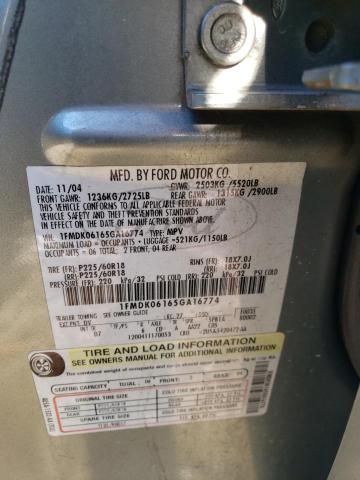 1FMDK06165GA16774 - 2005 FORD FREESTYLE LIMITED GREEN photo 12