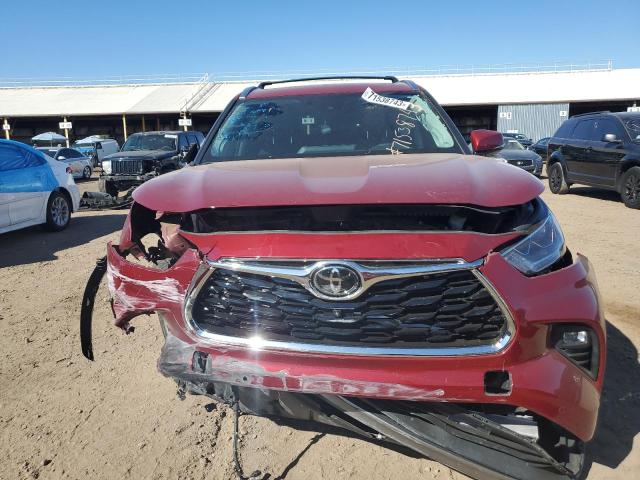 5TDFZRAH6LS025320 - 2020 TOYOTA HIGHLANDER PLATINUM RED photo 5