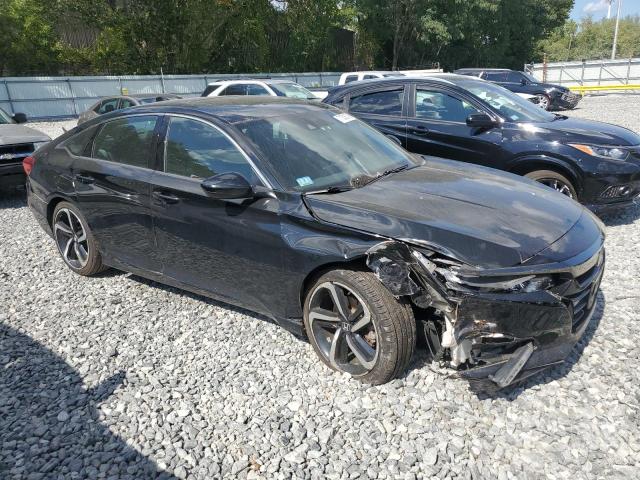 1HGCV2F30JA011878 - 2018 HONDA ACCORD SPORT Negro foto 4