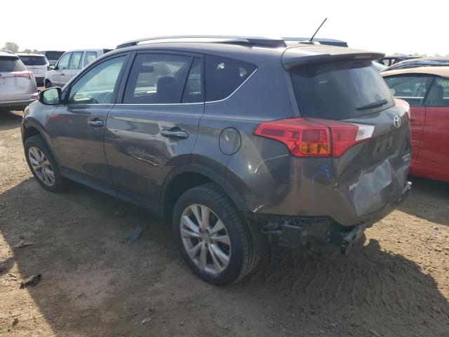 2T3DFREV4DW058607 - 2013 TOYOTA RAV4 LIMITED GRAY photo 2