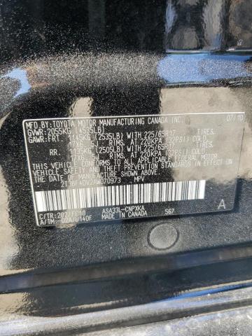 2T3BF4DV2AW070973 - 2010 TOYOTA RAV4 BLACK photo 14