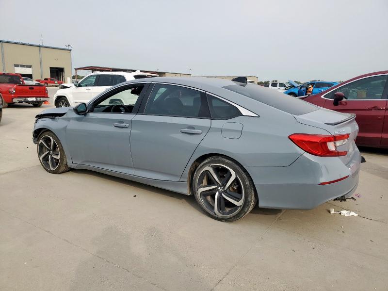 1HGCV2F35MA027742 - 2021 HONDA ACCORD SPORT GRAY photo 2