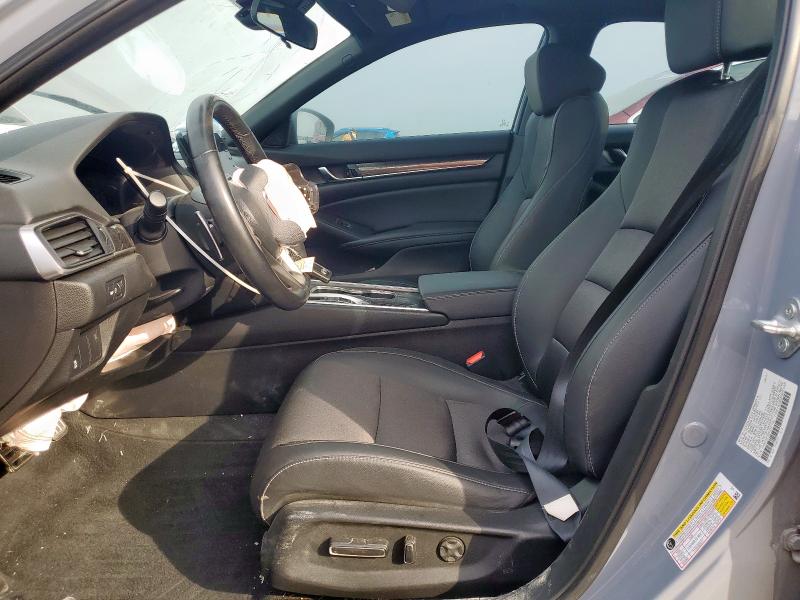 1HGCV2F35MA027742 - 2021 HONDA ACCORD SPORT GRAY photo 7