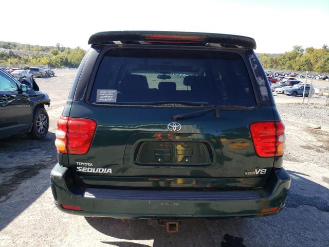 5TDZT38A04S207133 - 2004 TOYOTA SEQUOIA LIMITED GREEN photo 6
